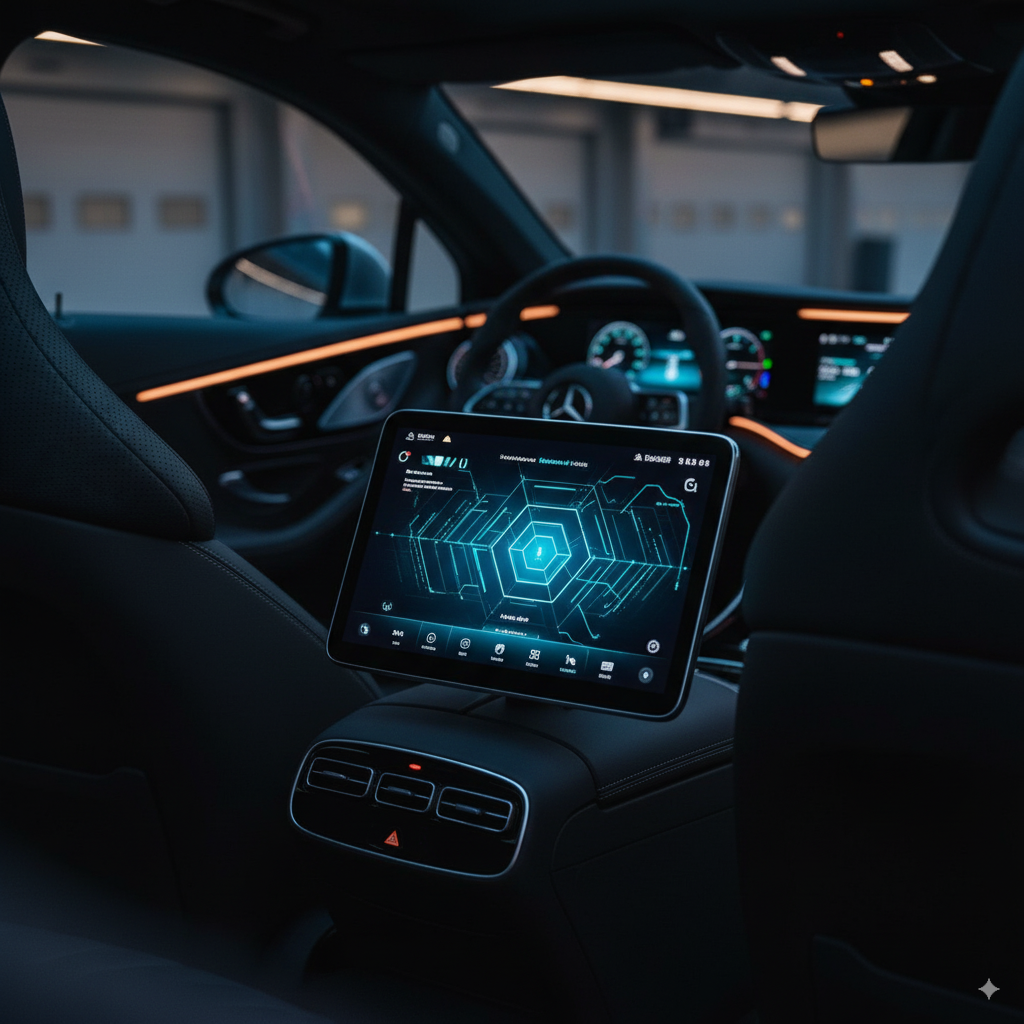 Exclusive club entrance with valet service